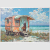 Papier Mousseline Découpage de caravane tzigane (Recto)