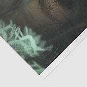 Papier Mousseline Découpage de cauchemar gothique émeraude (Détail)