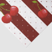 Papier Mousseline Découpage de cerises sucrées (Détail)