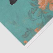 Papier Mousseline Découpage de chat noir chinois (Détail)