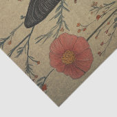 Papier Mousseline Découpage de chat noir lunatique (Détail)