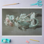 Papier Mousseline Découpage de chat Whimsical français (Artisanat)