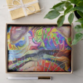 Papier Mousseline Découpage de chats en mosaïque d'art Abstrait (Cadeau)