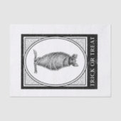 Papier Mousseline Découpage de chauve-souris (Recto)