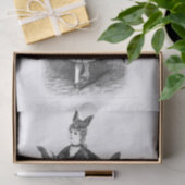 Papier Mousseline Découpage de chauve-souris costumée de l'Halloween (Cadeau)