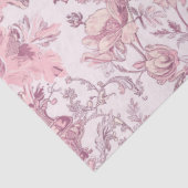 Papier Mousseline Découpage de chinoiserie rose clair (Détail)