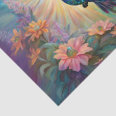 Papier Mousseline Découpage de colibris Iridescente (Détail)