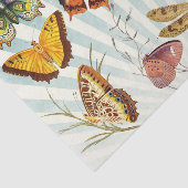Papier Mousseline Découpage de collage papillon vintage (Détail)