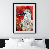 Papier Mousseline Découpage de Crimson Queen Raven