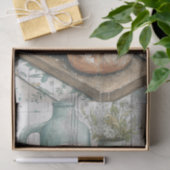 PAPIER MOUSSELINE DÉCOUPAGE DE CUISINE DE PAYS (Cadeau)