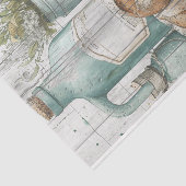 PAPIER MOUSSELINE DÉCOUPAGE DE CUISINE DE PAYS (Détail)