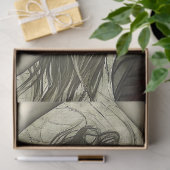 Papier Mousseline Découpage de danseuse gothique rouge Ballerina (Cadeau)