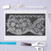 Papier Mousseline Découpage de dentelle florale (Artisanat)