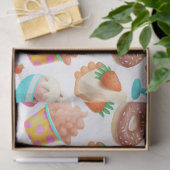 Papier Mousseline Découpage de Desserts de Carton mignon (Cadeau)