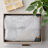 Papier Mousseline Découpage de dragons rustiques vintages (Cadeau)