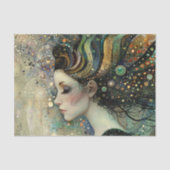 PAPIER MOUSSELINE DÉCOUPAGE DE FAIRY IMAGINAIRE (Recto)