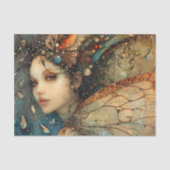 PAPIER MOUSSELINE DÉCOUPAGE DE FAIRY IMAGINAIRE (Recto)