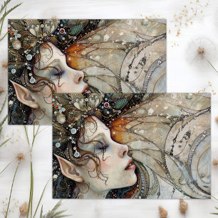 PAPIER MOUSSELINE DÉCOUPAGE DE FAIRY IMAGINAIRE