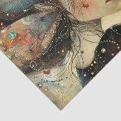 PAPIER MOUSSELINE DÉCOUPAGE DE FÉES FANTAISISTES (Détail)