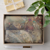 PAPIER MOUSSELINE DÉCOUPAGE DE FÉES FANTAISISTES (Cadeau)