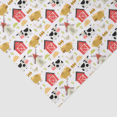 Papier Mousseline Découpage de ferme (Détail)