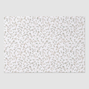 Papier Mousseline Découpage de feuilles botaniques Boho vintage