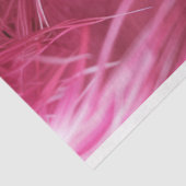 Papier Mousseline Découpage de flamme rose en plumes (Détail)