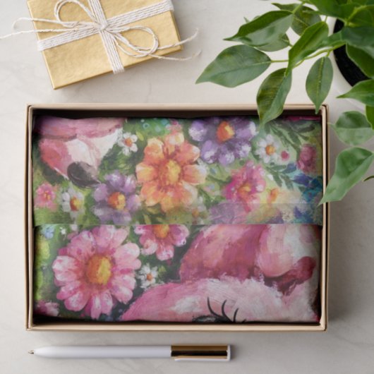 Papier Mousseline Découpage de fleurs de cochon géant (Cadeau)