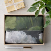 Papier Mousseline Découpage de fleurs de géranium blanc (Cadeau)