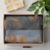 Papier Mousseline Découpage de fleurs peintes (Cadeau)