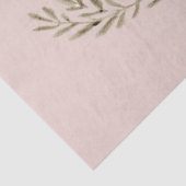 Papier Mousseline Découpage de fleurs sauvages rose pêche rose poudr (Détail)