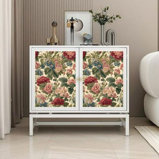 Papier Mousseline Découpage de fleurs vintages victoriennes