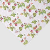 Papier Mousseline Découpage de fraise d'aquarelle (Détail)