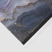 Papier Mousseline Découpage de géoode à couche violet et or (Détail)