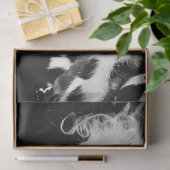 Papier Mousseline Découpage de Glam Rock vintage (Cadeau)