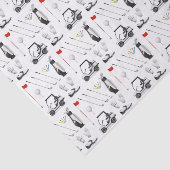 Papier Mousseline Découpage de golf (Détail)