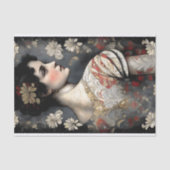 Papier Mousseline Découpage de grâce dorée (Recto)