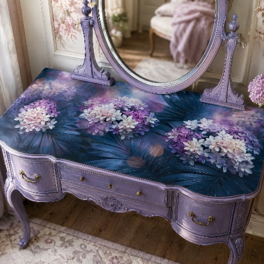 Papier Mousseline Découpage de grappes de fleurs de lilas rose