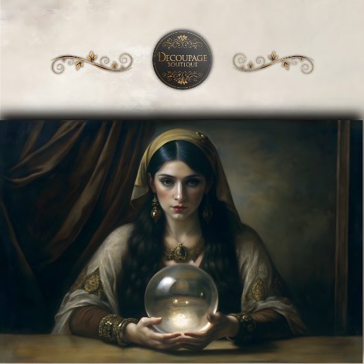 Papier Mousseline Découpage de la balle de cristal du caisson Fortun