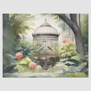Papier Mousseline Découpage de la cage d'oiseaux victorienne