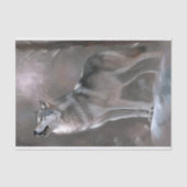 Papier Mousseline Découpage de la chanson d'hiver (Recto)