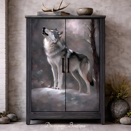 Papier Mousseline Découpage de la chanson d'hiver