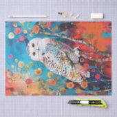 Papier Mousseline Découpage de la Chouette d'art pop (Artisanat)