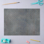 Papier Mousseline Découpage de la clé bleue et grecque Brown (Artisanat)