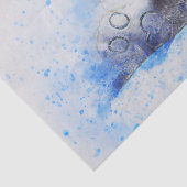 Papier Mousseline Découpage de la couleur d'eau de mon ours en peluc (Détail)