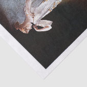 Papier Mousseline Découpage de la Dame grecque (Détail)