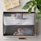 Papier Mousseline Découpage de la Dame grecque (Cadeau)