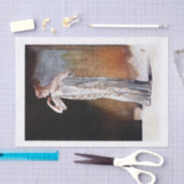 Papier Mousseline Découpage de la Dame grecque (Artisanat)