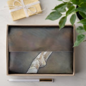 Papier Mousseline Découpage de la danseuse de l'huile de tonde Terre (Cadeau)