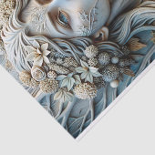 Papier Mousseline Découpage de la déesse éthérée de l'hiver (Détail)